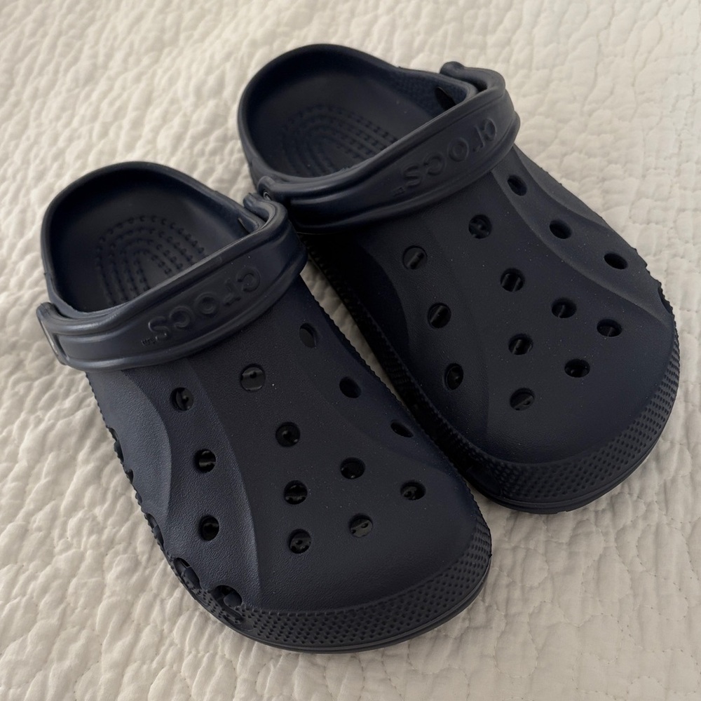 NWOT Navy Blue Crocs